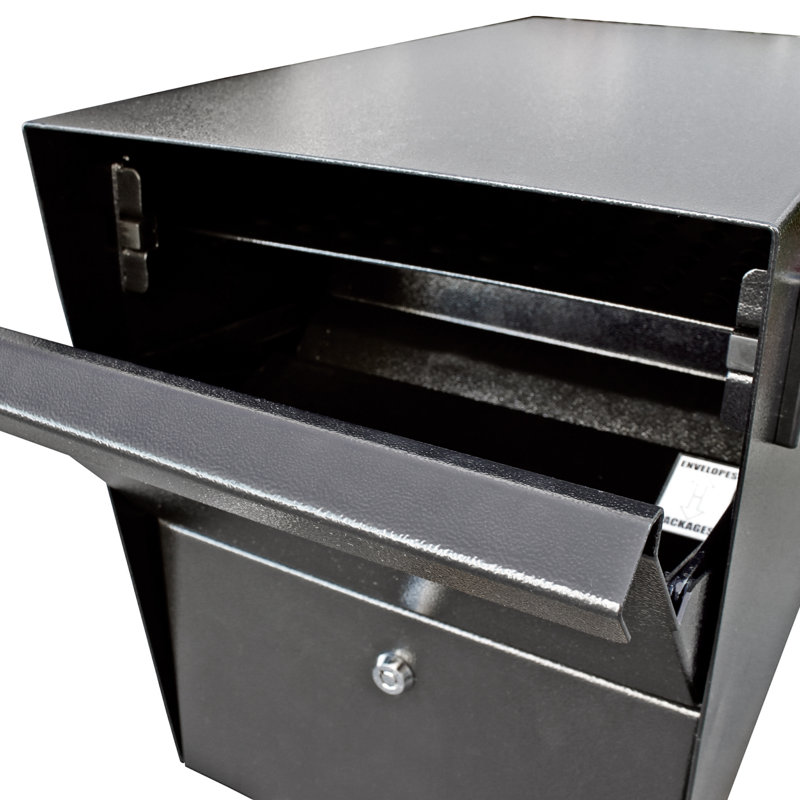 Mail Boss Package Master Locking Post Mounted Mailbox & Reviews Wayfair